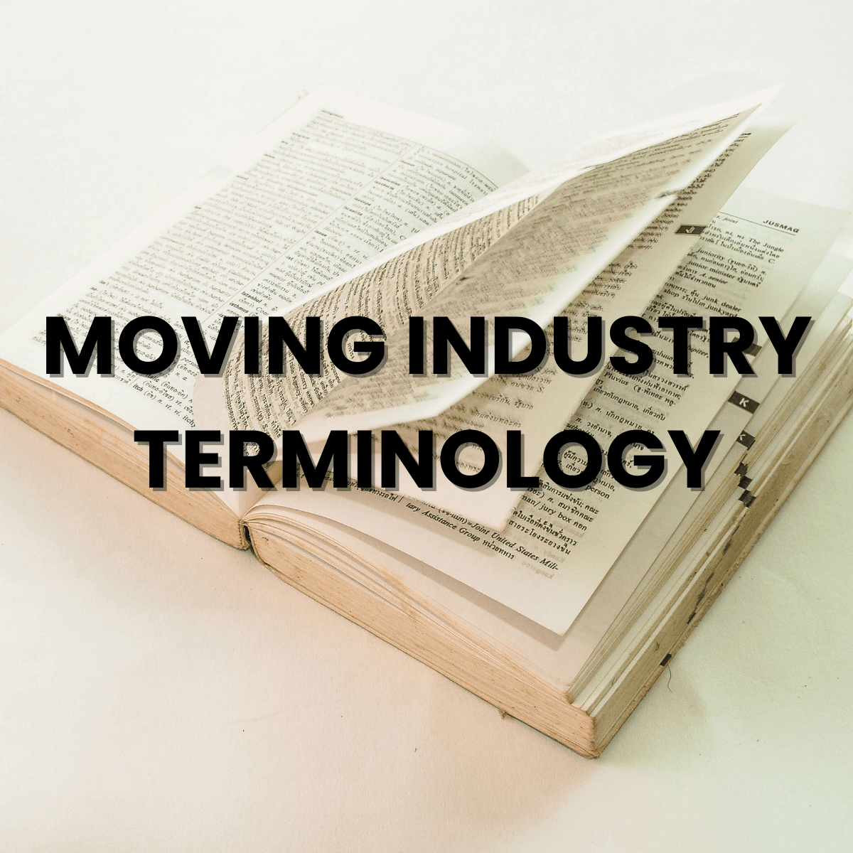 Moving Industry Terminology