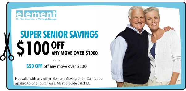 senior moving discount